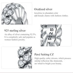 Perles Zircon d'Hiver Brillant en Argent Sterling S925 Accessoires DIY pour Bracelet Collier, Hiver Brillant