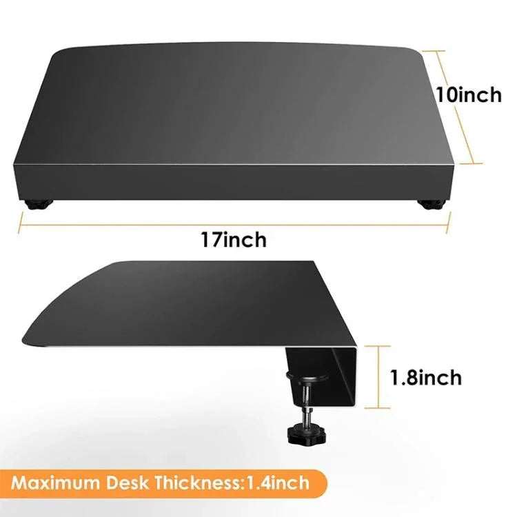 Connecteur de panneau d'angle à clipser pour table en L Plateforme de bureau Extenseur en acier inoxydable, FS-25149