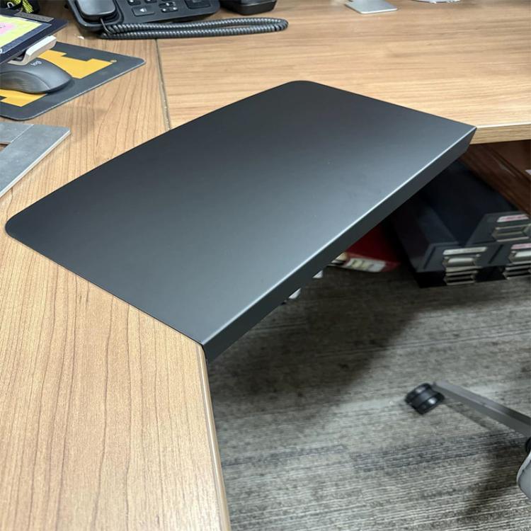 Connecteur de panneau d'angle à clipser pour table en L Plateforme de bureau Extenseur en acier inoxydable, FS-25149