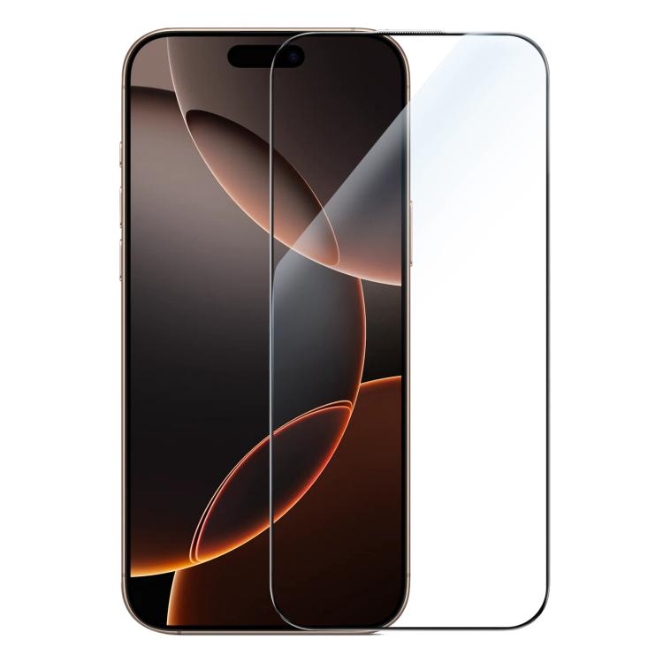 Film en verre trempé JOYROOM Knight Series 2.5D plein écran HD dur anti-rayures, pour iPhone 17 Pro Max, pour iPhone 17 Pro, pour iPhone 17, pour iPhone Air, pour iPhone 16 Pro Max, pour iPhone 16 Pro, pour iPhone 16 Plus, pour iPhone 16