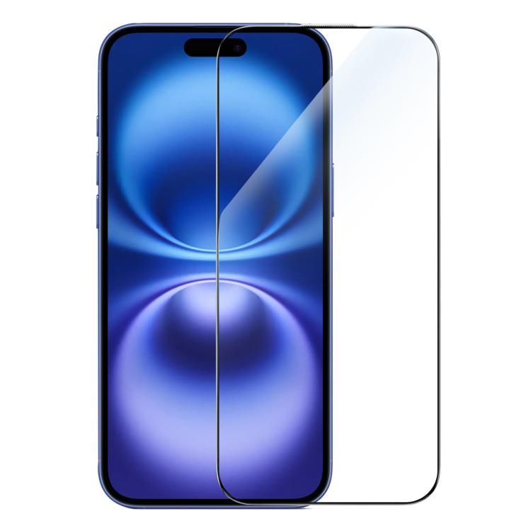 Film en verre trempé JOYROOM Knight Series 2.5D plein écran HD dur anti-rayures, pour iPhone 17 Pro Max, pour iPhone 17 Pro, pour iPhone 17, pour iPhone Air, pour iPhone 16 Pro Max, pour iPhone 16 Pro, pour iPhone 16 Plus, pour iPhone 16