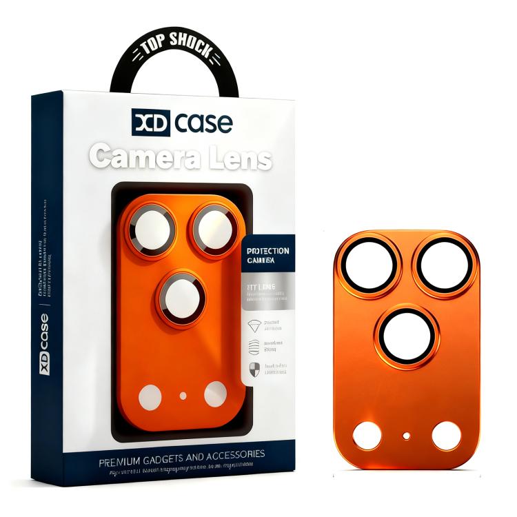Film annulaire givré en métal pour objectif de caméra, couverture complète, XDcase Armor, pour iPhone 17 Pro Max, pour iPhone 17 Pro