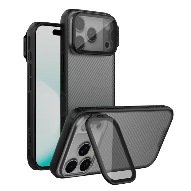 Coque de téléphone NILLKIN Black Mirror Prop CD Texture Transparent Mirror Cover, Pour iPhone 17 Pro Max, Pour iPhone 17 Pro