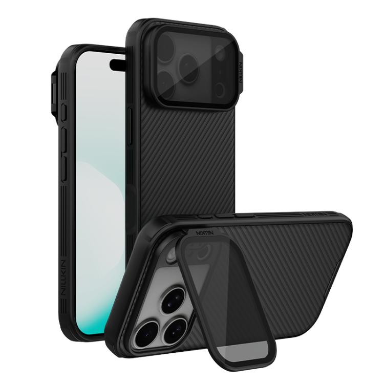 Coque de téléphone NILLKIN Black Mirror Prop CD Texture Transparent Mirror Cover, Pour iPhone 17 Pro Max, Pour iPhone 17 Pro