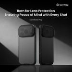 Coque de téléphone NILLKIN Black Mirror Prop CD Texture Transparent Mirror Cover, Pour iPhone 17 Pro Max, Pour iPhone 17 Pro