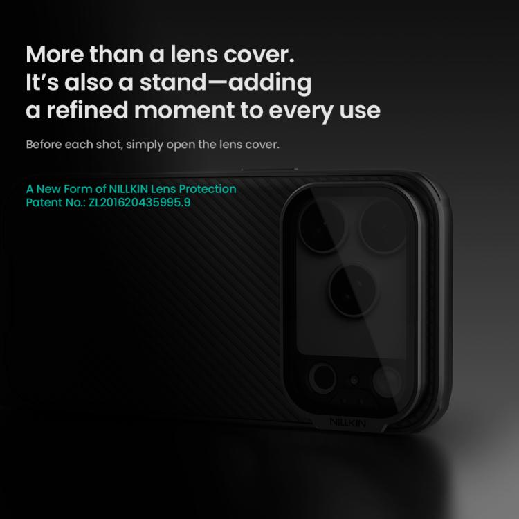 Coque de téléphone NILLKIN Black Mirror Prop CD Texture Transparent Mirror Cover, Pour iPhone 17 Pro Max, Pour iPhone 17 Pro
