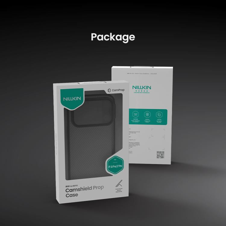 Coque de téléphone NILLKIN Black Mirror Prop CD Texture Transparent Mirror Cover, Pour iPhone 17 Pro Max, Pour iPhone 17 Pro