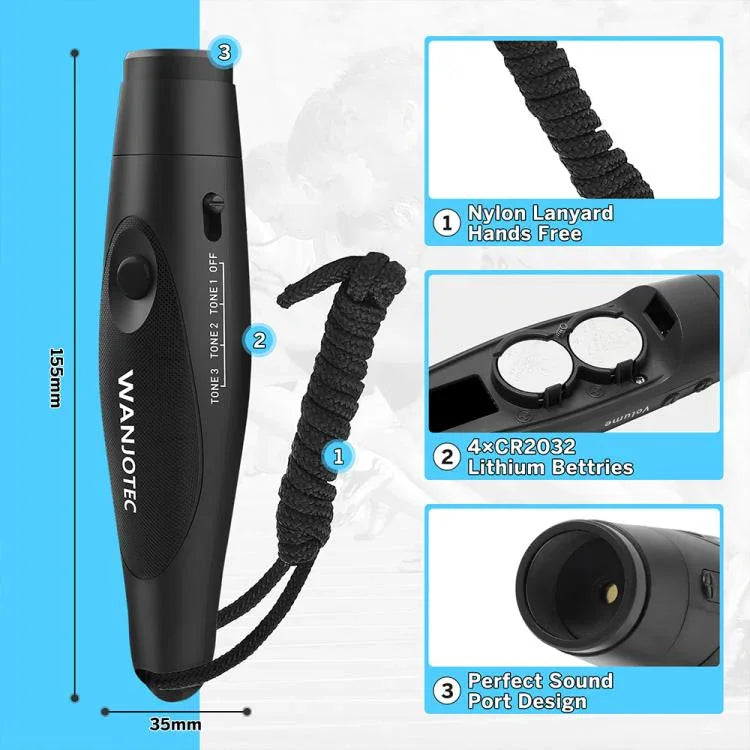 WANJOTEC EW001 Sifflet électronique à bouton-poussoir