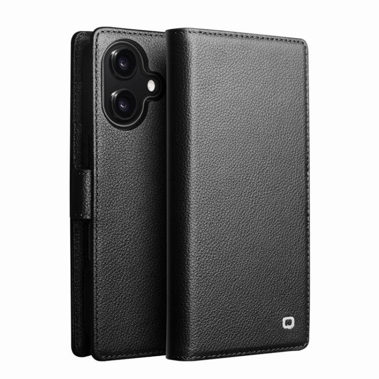 Étui de téléphone QIALINO Classics 3ème en cuir véritable, Pour iPhone 17 Pro Max, Pour iPhone 17 Pro, Pour iPhone 17, Pour iPhone Air