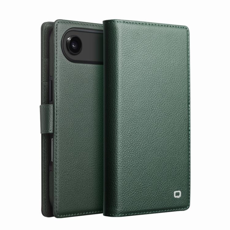 Étui de téléphone QIALINO Classics 3ème en cuir véritable, Pour iPhone 17 Pro Max, Pour iPhone 17 Pro, Pour iPhone 17, Pour iPhone Air