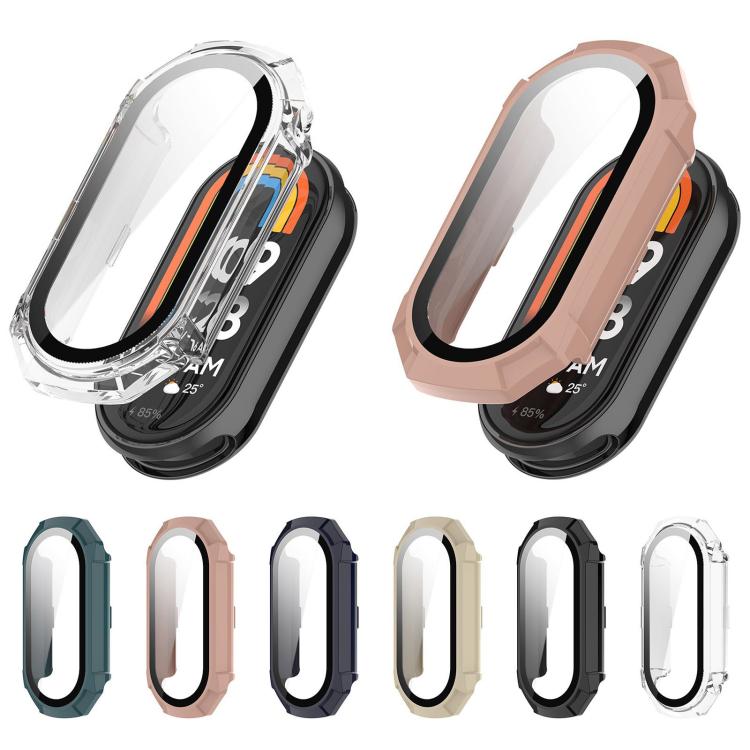 xDfind Armor Tempered Film Integrated PC Watch Protective Cover, For Xiaomi Smart Band 9 / 9 NFC, For Xiaomi Smart Band 9 Ceramic / 8