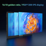 Écran portable triple Arie 13 de 13,3 pouces à affichage étendu, prise US, prise UK, prise EU