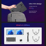 Leo 14 Écran étendu de 14 pouces Double moniteur portable, prise US, prise UK, prise EU