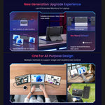 Leo 14 Écran étendu de 14 pouces Double moniteur portable, prise US, prise UK, prise EU