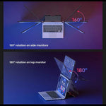 Leo 14 Écran étendu de 14 pouces Double moniteur portable, prise US, prise UK, prise EU