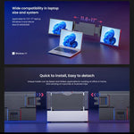 Leo 14 Écran étendu de 14 pouces Double moniteur portable, prise US, prise UK, prise EU