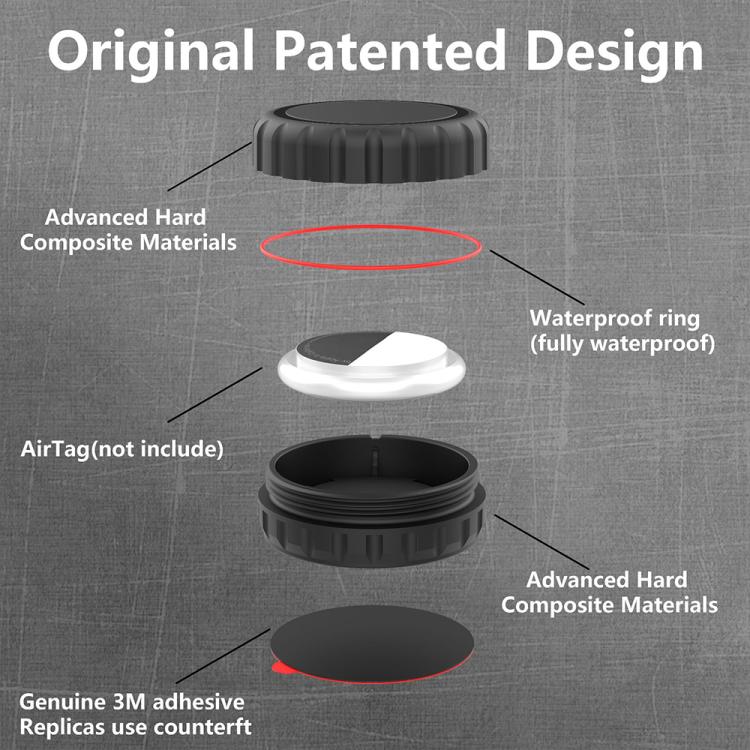 Coque de protection PC étanche avec pâte adhésive XDcase, Adhésive