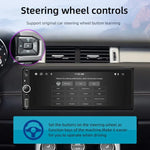 F6021 Lecteur MP5 de voiture 1 Din avec écran IPS de 6,86 pouces, compatible CarPlay et Android Auto, F6021