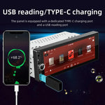 F6021 Lecteur MP5 de voiture 1 Din avec écran IPS de 6,86 pouces, compatible CarPlay et Android Auto, F6021