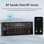 F6021 Lecteur MP5 de voiture 1 Din avec écran IPS de 6,86 pouces, compatible CarPlay et Android Auto, F6021