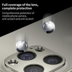 XDcase Titanium Alloy Hollow Camera Lens Protector, For iPhone 14 / 14 Plus