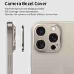 XDcase Titanium Alloy Hollow Camera Lens Protector, For iPhone 13 Pro / 13 Pro Max