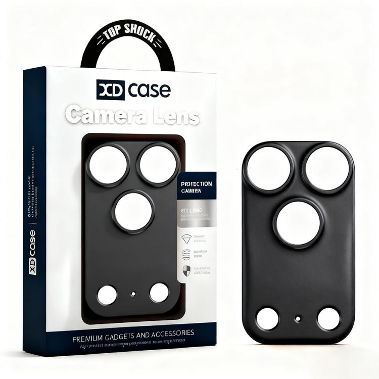 Protection d'objectif creuse XDcase en alliage de titane, pour iPhone 17 Pro Max, pour iPhone 17 Pro