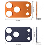 Protection d'objectif creuse XDcase en alliage de titane, pour iPhone 17 Pro Max, pour iPhone 17 Pro