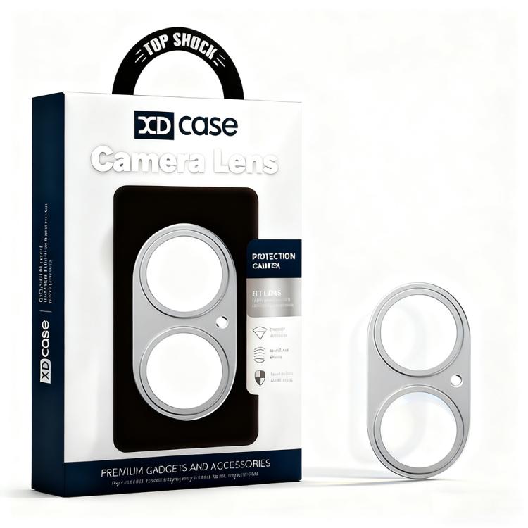 Protection d'objectif creuse en alliage de titane XDcase, pour iPhone 17