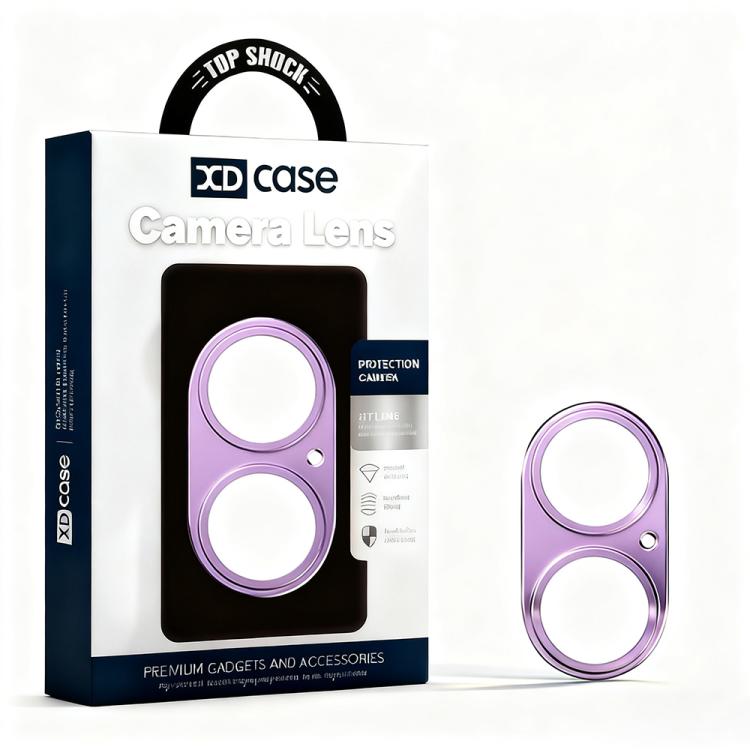Protection d'objectif creuse en alliage de titane XDcase, pour iPhone 17