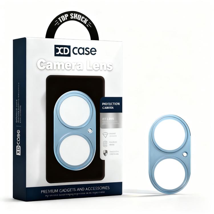 Protection d'objectif creuse en alliage de titane XDcase, pour iPhone 17