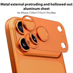 Protection d'objectif creuse en alliage de titane XDcase, pour iPhone 17