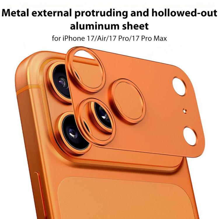 Protection d'objectif creuse en alliage de titane XDcase, pour iPhone 17