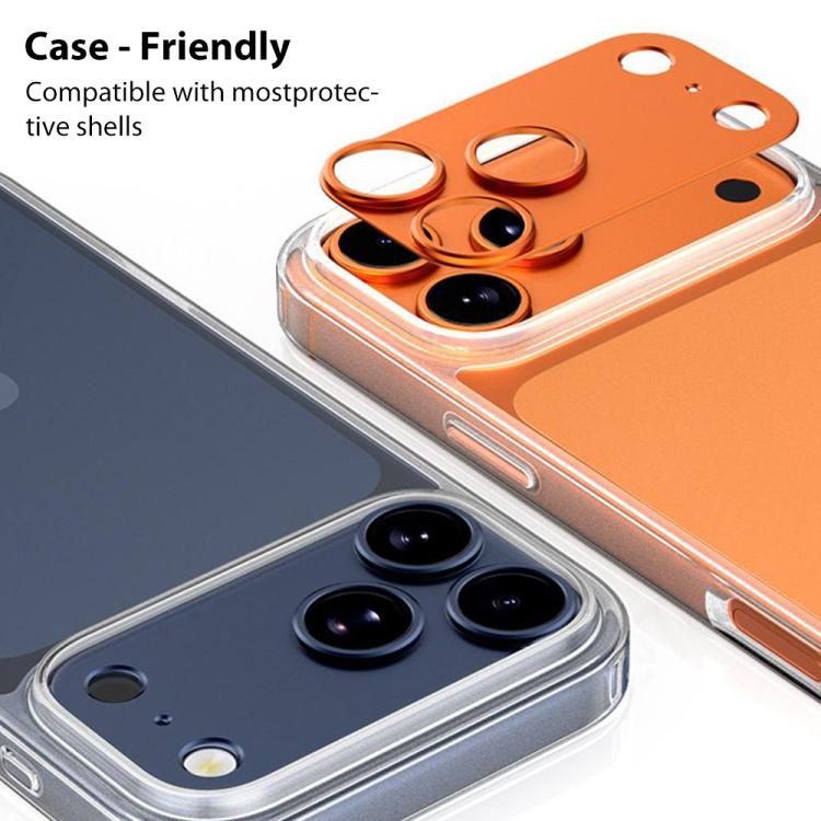 Protection d'objectif creuse en alliage de titane XDcase, pour iPhone 17