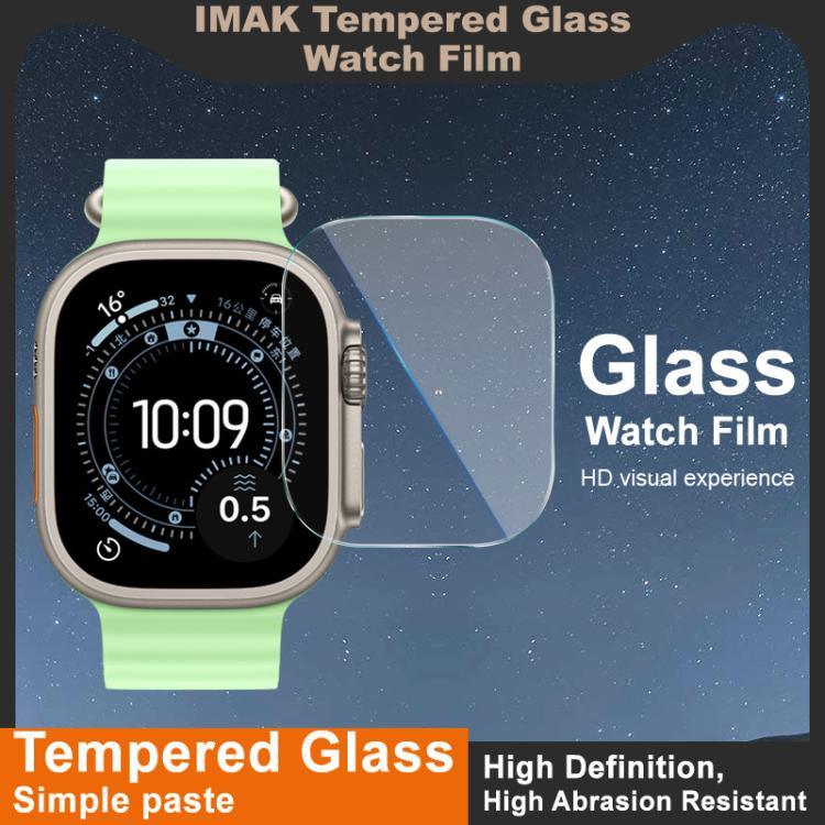 Film protecteur en verre trempé IMAK pour Apple Watch Ultra 1/2/3 49 mm