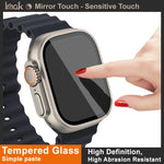 Film protecteur en verre trempé IMAK pour Apple Watch Ultra 1/2/3 49 mm