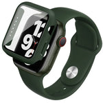 Étui et film de protection intégrés imak avec bracelet en silicone, pour Apple Watch SE 1/2/3/Series 4/5/6 44 mm et 40 mm.