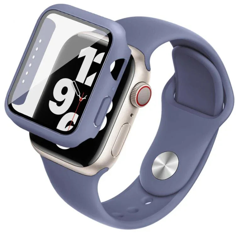 Étui et film de protection intégrés imak avec bracelet en silicone, pour Apple Watch SE 1/2/3/Series 4/5/6 44 mm et 40 mm.