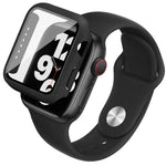 Étui et film de protection intégrés imak avec bracelet en silicone, pour Apple Watch SE 1/2/3/Series 4/5/6 44 mm et 40 mm.
