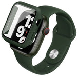 Étui et film de protection intégrés imak avec bracelet en silicone, pour Apple Watch SE 1/2/3/Series 4/5/6 44 mm et 40 mm.