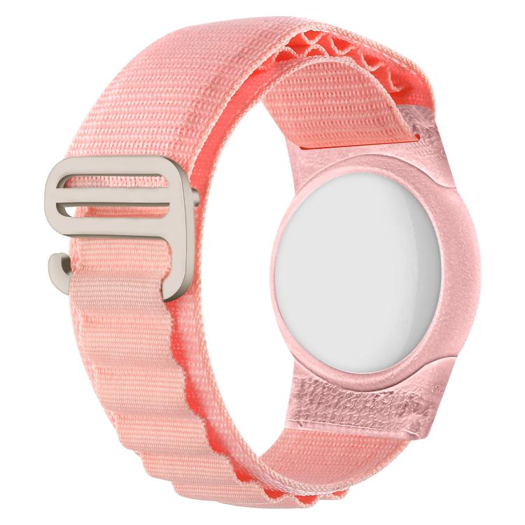 xDfind Housse de protection de traqueur anti-perte en nylon à boucle argentée, pour AirTag 2e génération / AirTag 1re génération