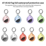 xDfind Housse de protection complète étanche en TPU, pour AirTag 2e génération / AirTag 1re génération