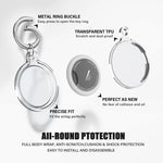 xDfind Housse de protection complète étanche en TPU, pour AirTag 2e génération / AirTag 1re génération
