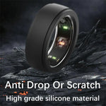 xDfind pour Samsung Galaxy Ring / Oura Ring Smart Ring Coque en silicone couleur unie, S, M