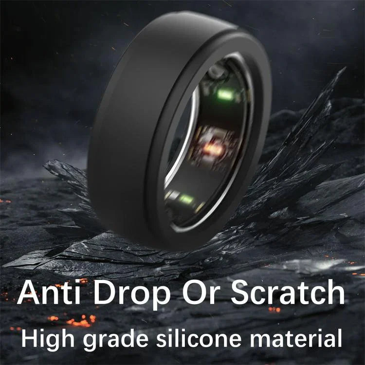 xDfind pour Samsung Galaxy Ring / Oura Ring Smart Ring Coque en silicone couleur unie, S, M