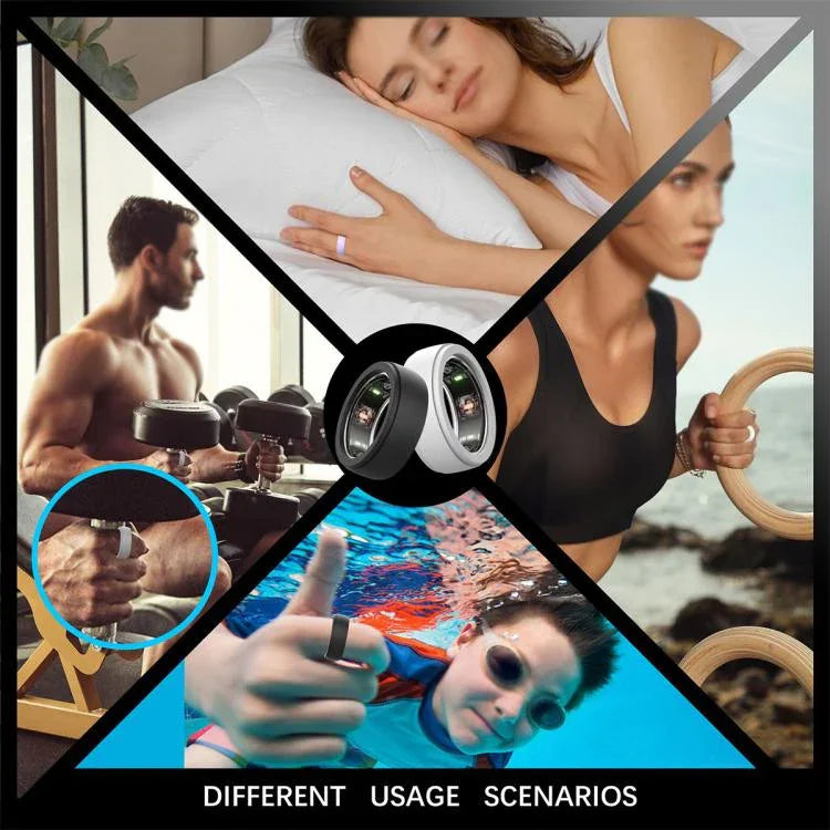xDfind pour Samsung Galaxy Ring / Oura Ring Smart Ring Coque en silicone couleur unie, S, M