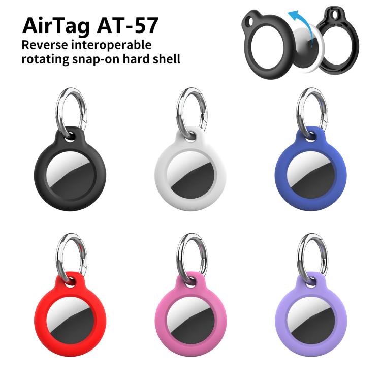 Étui de protection xDfind pour PC avec boucle à ressort, pour AirTag 2e génération / AirTag 1re génération