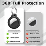 Étui de protection xDfind pour PC avec boucle à ressort, pour AirTag 2e génération / AirTag 1re génération