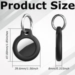 Étui de protection xDfind pour PC avec boucle à ressort, pour AirTag 2e génération / AirTag 1re génération