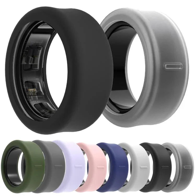 xDfind pour Samsung Galaxy Ring Smart Ring Coque en Silicone, S, M